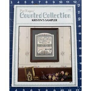 Pat Rogers Counted Cross Stitch Pattern Kristin's Sampler